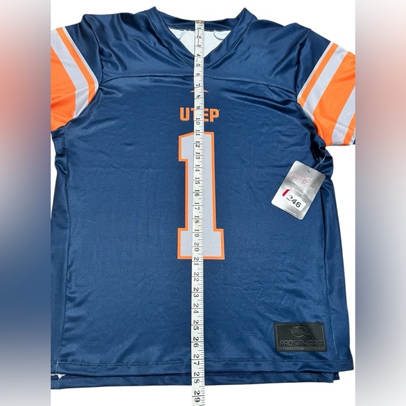 ProSphere‎ Men's UTEP Miners #1 Navy Sublimated Football Jersey size medium - Picture 4 of 12